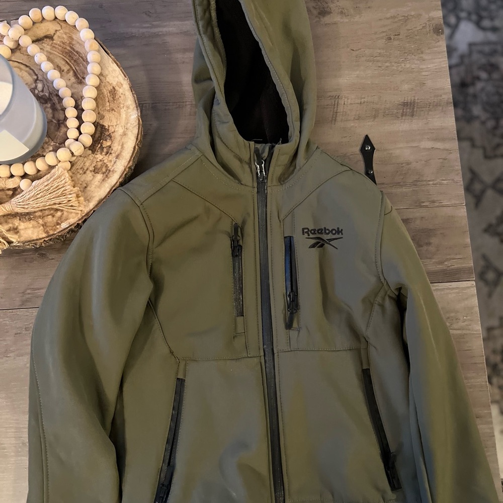 Reebok Kids Green Raincoat - Picture 2 of 6
